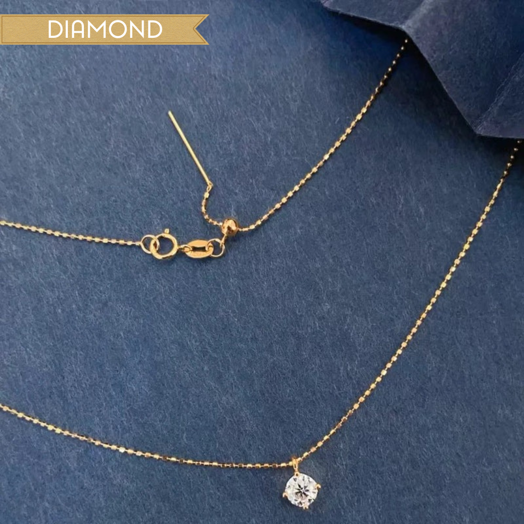 14K / 18K Gold Diamond Choker Necklace