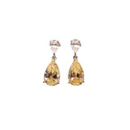 3ct Yellow Diamond Drop Earrings