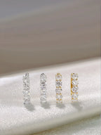 18K Gold Lab Diamond Drop Earrings