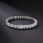 Moissanite Tennis Bracelet (6.5mm – 1ct Stones)