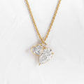 Heart-Shaped Lab Diamond Necklace