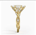 Lab Diamond Vine Ring (1ct – 3ct Stones)