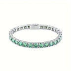 Moissanite Tennis Bracelet (6.5mm – 1ct Stones)