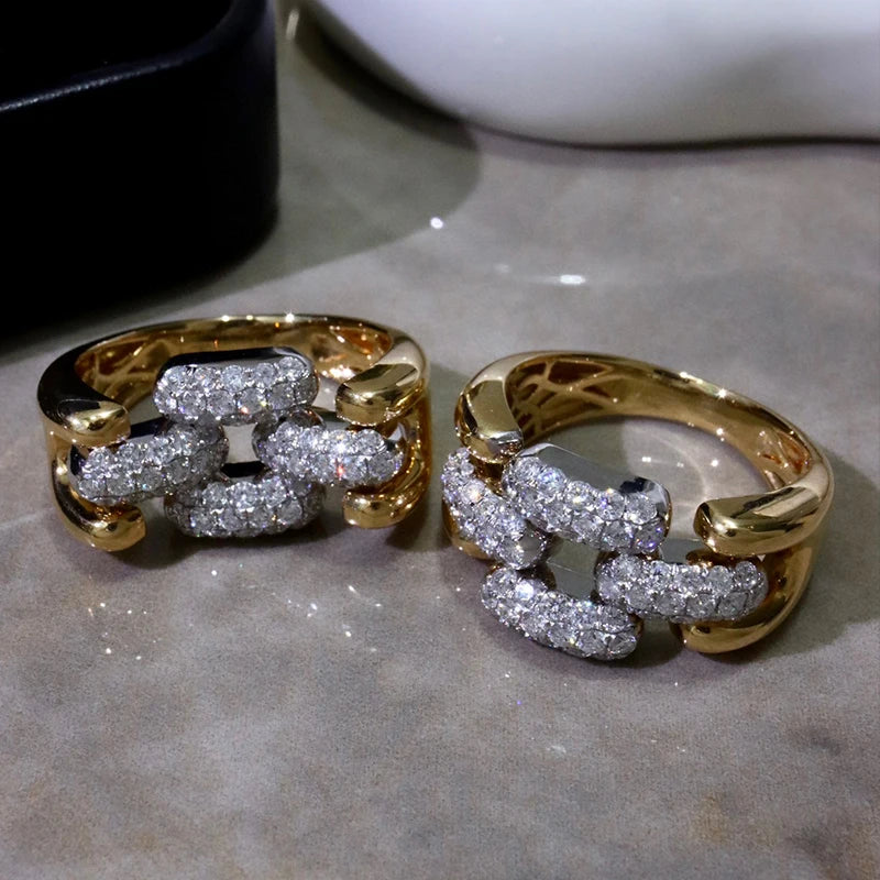 0.95ct Yellow Gold Diamond Ring