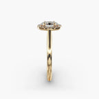 Oval Lab Diamond Halo Ring (0.5ct – 2ct Stones)