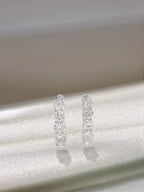 18K Gold Lab Diamond Drop Earrings