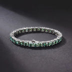 Moissanite Tennis Bracelet (6.5mm – 1ct Stones)